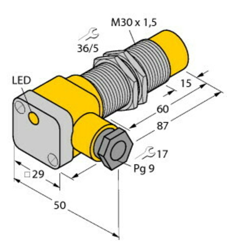 Turck Sensor induktiv NI20U-EG30SK-AP6X