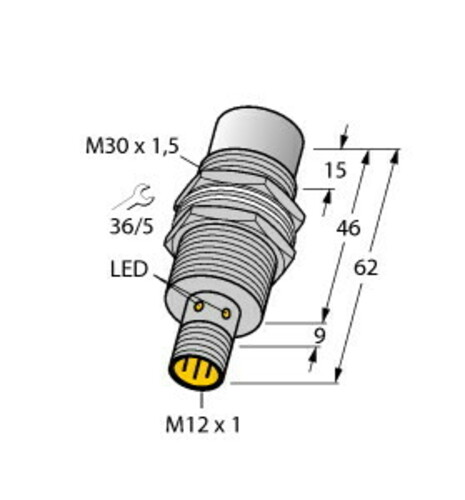Turck Sensor induktiv NI20UMT30AP6XH1141