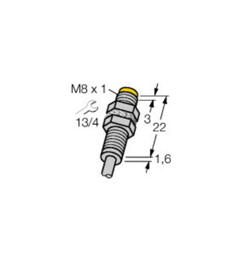 Turck Sensor induktiv NI3-EG08K-Y1