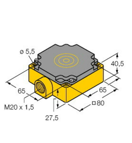 Turck Sensor induktiv NI40-CP80-Y1/S100
