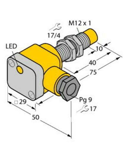 Turck Sensor induktiv NI5-G12SK-AP6X