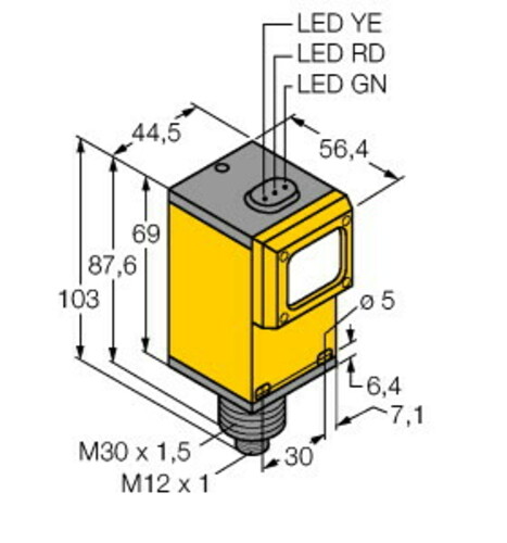 Turck Opto Sensor Lichtschranke Q45BB6LLQ6