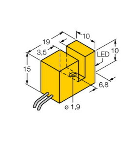 Turck Sensor induktiv SI3.5-K10-Y1X
