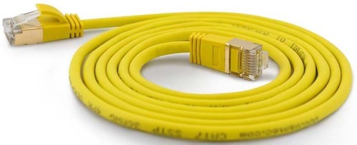 Wantec SSTP-Patchkabel Cat.6A ge 10m Steck. 4mm 7179 ge 10,0m