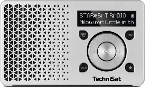 TechniSat Digitalradio DAB+ DIGITRADIO1 weiß/si