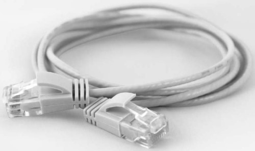 Wantec UTP-Patchkabel Cat.6A weiß 15m RJ45 2,8mm 7236 weiß 15,0m