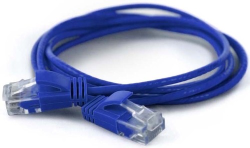 Wantec UTP-Patchkabel Cat.6A bl 5,0m RJ45 2,8mm 7247 bl 5,0m
