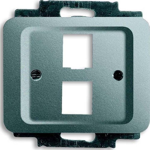 Busch-Jaeger Zentralscheibe ti für 2 Modular Jack 2561-02-266 Busch-Jaeger Zentralscheibe ti für 2 Modular Jack 2561-02-266