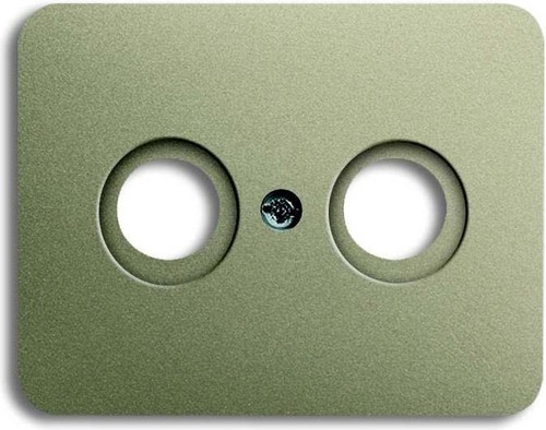 Busch-Jaeger Zentralscheibe pall f.Antennendose 2Loch 1743-260 Busch-Jaeger Zentralscheibe pall f.Antennendose 2Loch 1743-260