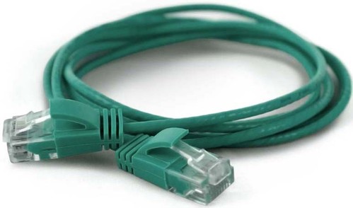 Wantec UTP-Patchkabel Cat.6A gn 5,0m RJ45 2,8mm 7331 gn 5,0m