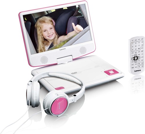 LENCO DVD-Player portable DVP-910 pink