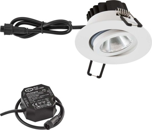 EVN Lichttechnik LED-Deckeneinbauleuchte 4000K IP65 weiß PC650N60140