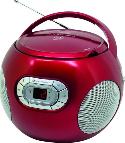 Soundmaster CD-Boombox UKW,Hörbuchfunktion SCD2120RO rt