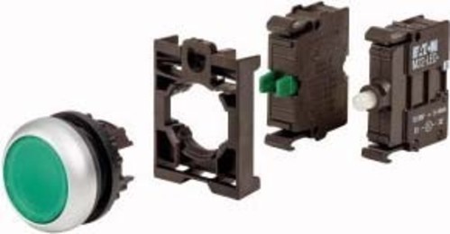 Eaton Leuchtdrucktaster Komplettgerät M22-DL-G-K10LED-BVP