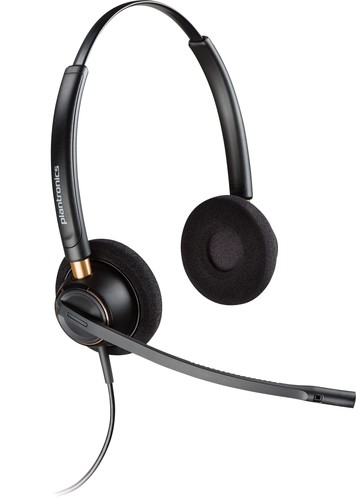 Plantronics Headset schnurgebunden Mono mit 6Pin QD HW520 D