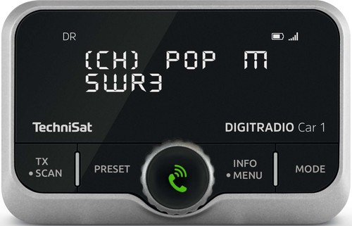 TechniSat Digitalradio DAB+,BT DIGITRADIOCAR1 sw