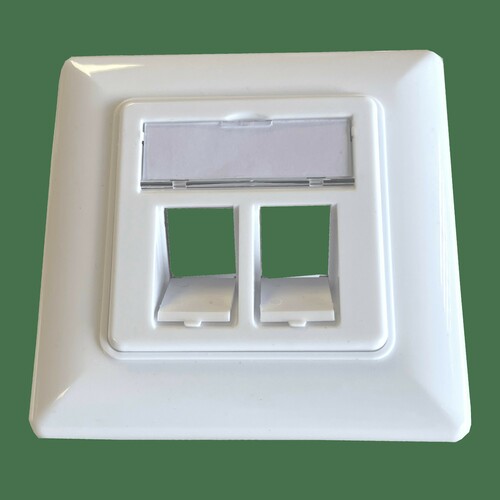 Televes Keystone UP Rahmen mAbd. 2Ports RJ45 TCR26A