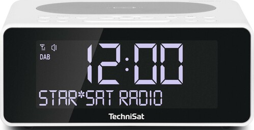 TechniSat Digitalradio DAB+/UKW Radiowecker DIGITRADIO52 weiß
