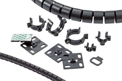 HellermannTyton Helawrap-Zubehör HWCLIP25-HIRHS-BK-50