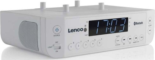 LENCO Bluetooth-Küchenradio PLL,FM KCR-100 White