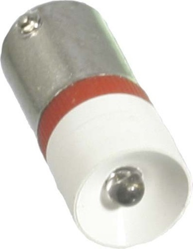Scharnberger+Hasenbein Single-LED 10x25mm Ba9s 20-28VAC/DC rot 35340