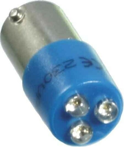 Scharnberger+Hasenbein Mega - 3x3mm LED 10x25 E10 230VAC weiß mit Ein 35409