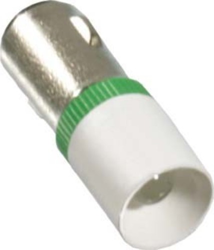 Scharnberger+Hasenbein Single-LED T1 3/4 7x19mm Ba7s 20-28VAC/DC gn 35414