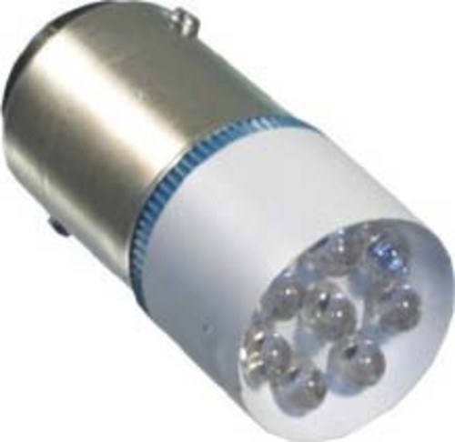 Scharnberger+Hasenbein Cluster LED 16x38mm Ba15d 230VAC/DC rot 35480