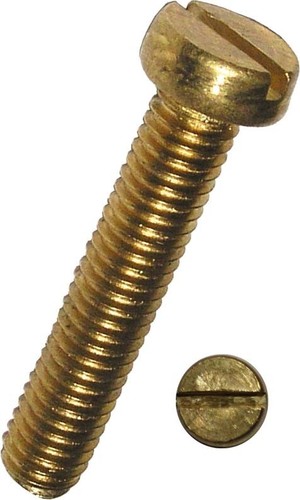 Dresselhaus Zylinderschrauben mit Schlitz, Messing 3100/000/51 5x20 Dresselhaus Zylinderschrauben mit Schlitz, Messing 3100/000/51 5x20