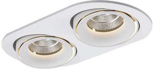 Brumberg Leuchten LED-Einbauleuchte 2x3000K weiß 12420173