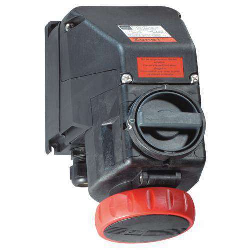Stahl Schaltersteckdose 16A 380-415V, 50/60 8570/11-406-S001