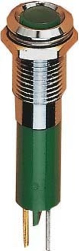 Scharnberger+Hasenbein LED-Signallampe flach 5mm 24-28VDC grün 38024