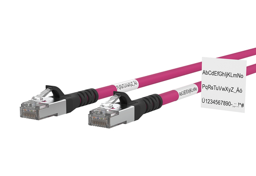 Metz Connect Patchkabel Cat.6A AWG 26 1,0m vi-sw 1308451002WE