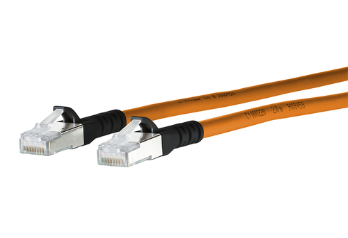 Metz Connect Patchkabel Cat.6A AWG 26 15m or-sw 130845A501-E