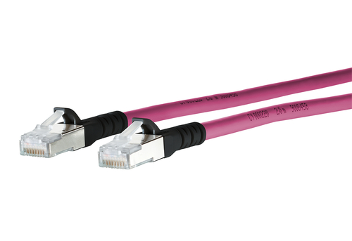 Metz Connect Patchkabel Cat.6A AWG 26 25m vi-sw 130845B502-E