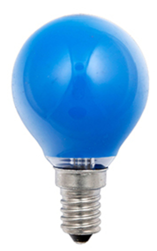 Scharnberger+Hasenbein Tropfenlampe 45x75mm E14 230V 15W blau 40263