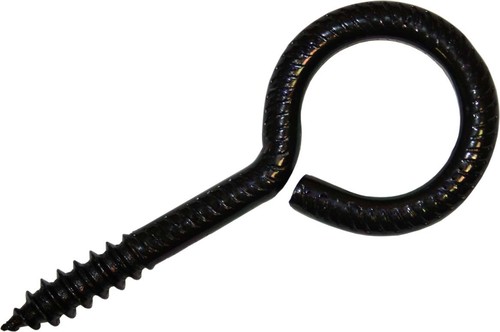 Dresselhaus Ringschrauben rustikal, schwarz 4221/705/74 20x10