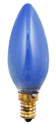 Scharnberger+Hasenbein Kerzenlampe 35x100mm E14 230V 40W blau 40287