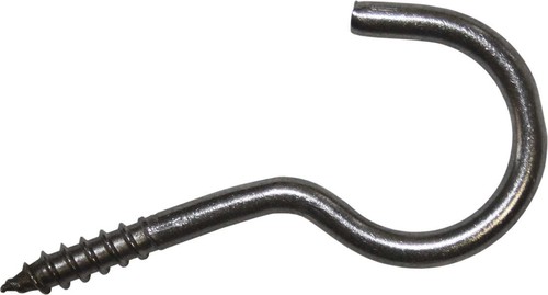 Dresselhaus Schraubhaken gebogen, Edelst. A2 4305/000/56 3,3x60