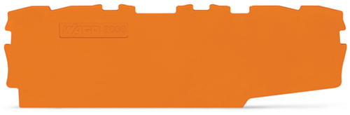 WAGO GmbH & Co. KG Abschluss-u.Zwischenplatte 0,7mm dick,orange 2000-2196 WAGO GmbH & Co. KG Abschluss-u.Zwischenplatte 0,7mm dick,orange 2000-2196
