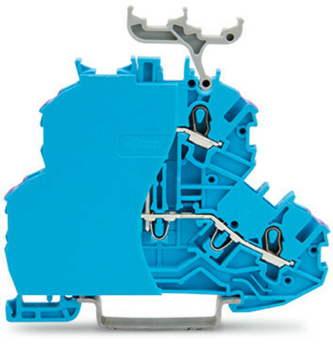 WAGO GmbH & Co. KG Doppelstockklemme Abschlussplatte,blau 2000-2239/099-000 WAGO GmbH & Co. KG Doppelstockklemme Abschlussplatte,blau 2000-2239/099-000