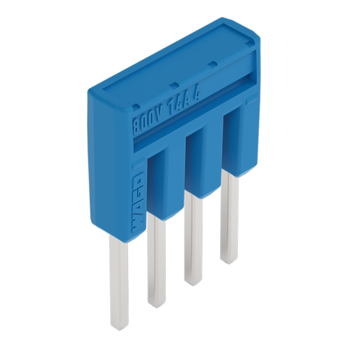 WAGO GmbH & Co. KG Kammbrücker, isoliert 4-fach, blau 2000-404/000-006