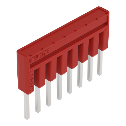 WAGO GmbH & Co. KG Kammbrücker, isoliert 8-fach, rot 2000-408/000-005