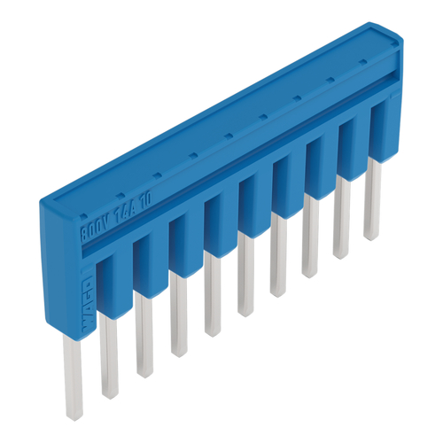 WAGO GmbH & Co. KG Kammbrücker, isoliert 10-fach, blau 2000-410/000-006