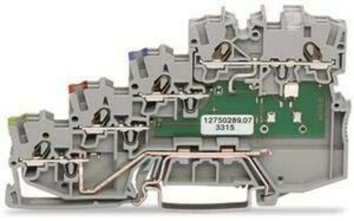 WAGO GmbH & Co. KG 4-Leiter-Initiatorenklemme LED gelb für NPN 2000-5417/1101-951