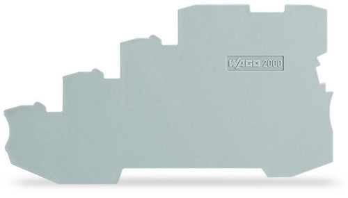 WAGO GmbH & Co. KG Abschluss u.Zwischenplatte 1 mm 2000-5491 WAGO GmbH & Co. KG Abschluss u.Zwischenplatte 1 mm 2000-5491