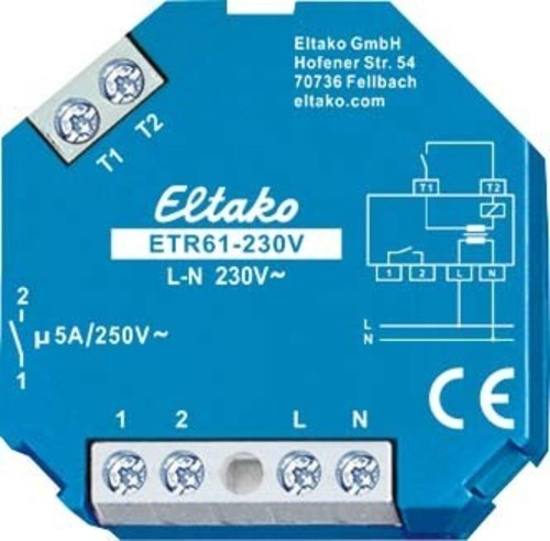 Eltako Trennrelais 230V 1Schl.5A/250VAC ETR61-230V