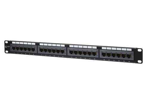 Metz Connect Cat.6 Patchfeld UTP 24 Port 1HE LSA 130A10-AP29-E
