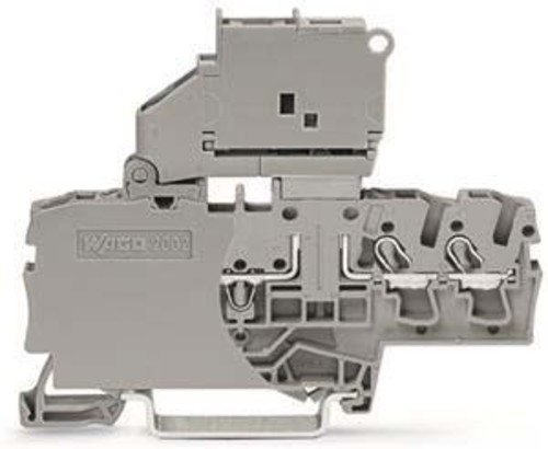 WAGO GmbH & Co. KG 3-Leiter-Sicherungsklemme 2,5mm² gr, Si.halter 2002-1711