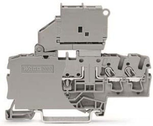 WAGO GmbH & Co. KG 3-Leiter-Sicherungsklemme 2,5mm² gr, Si.halter 2002-1711/1000-836